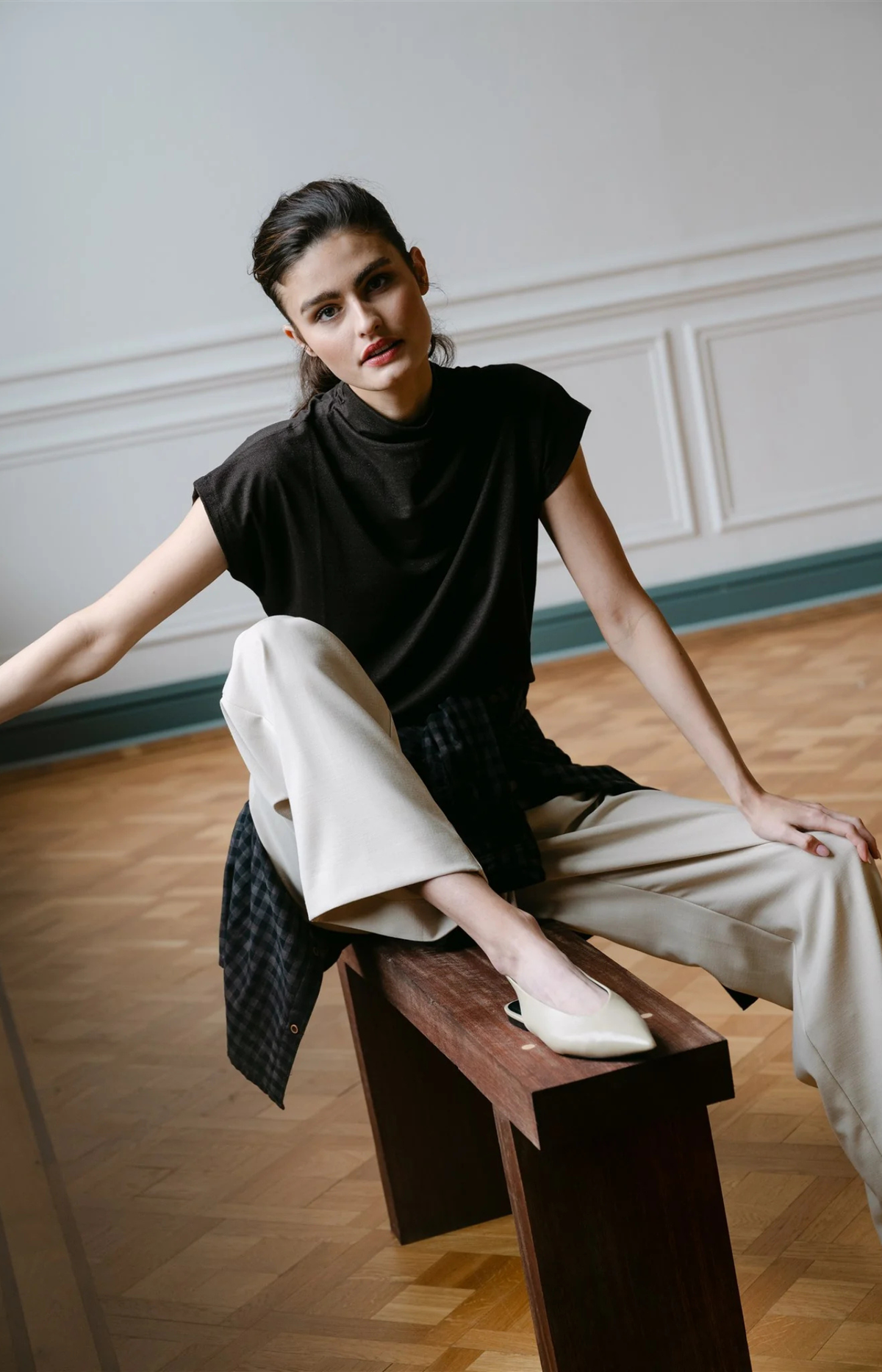 Aimee The Label | Mandy Top Brown