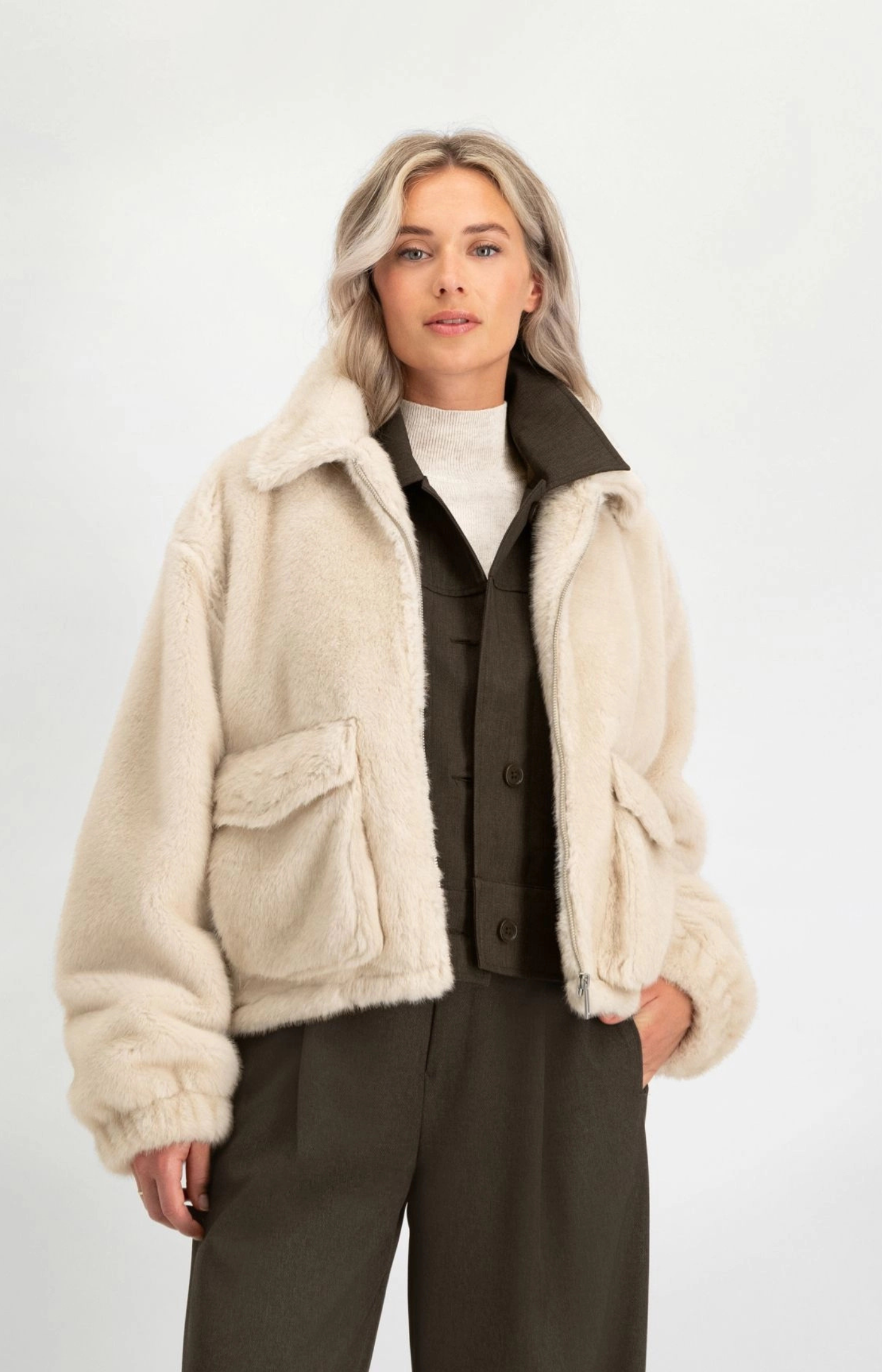 Circle Of Trust | Reese Jacket Cosy White