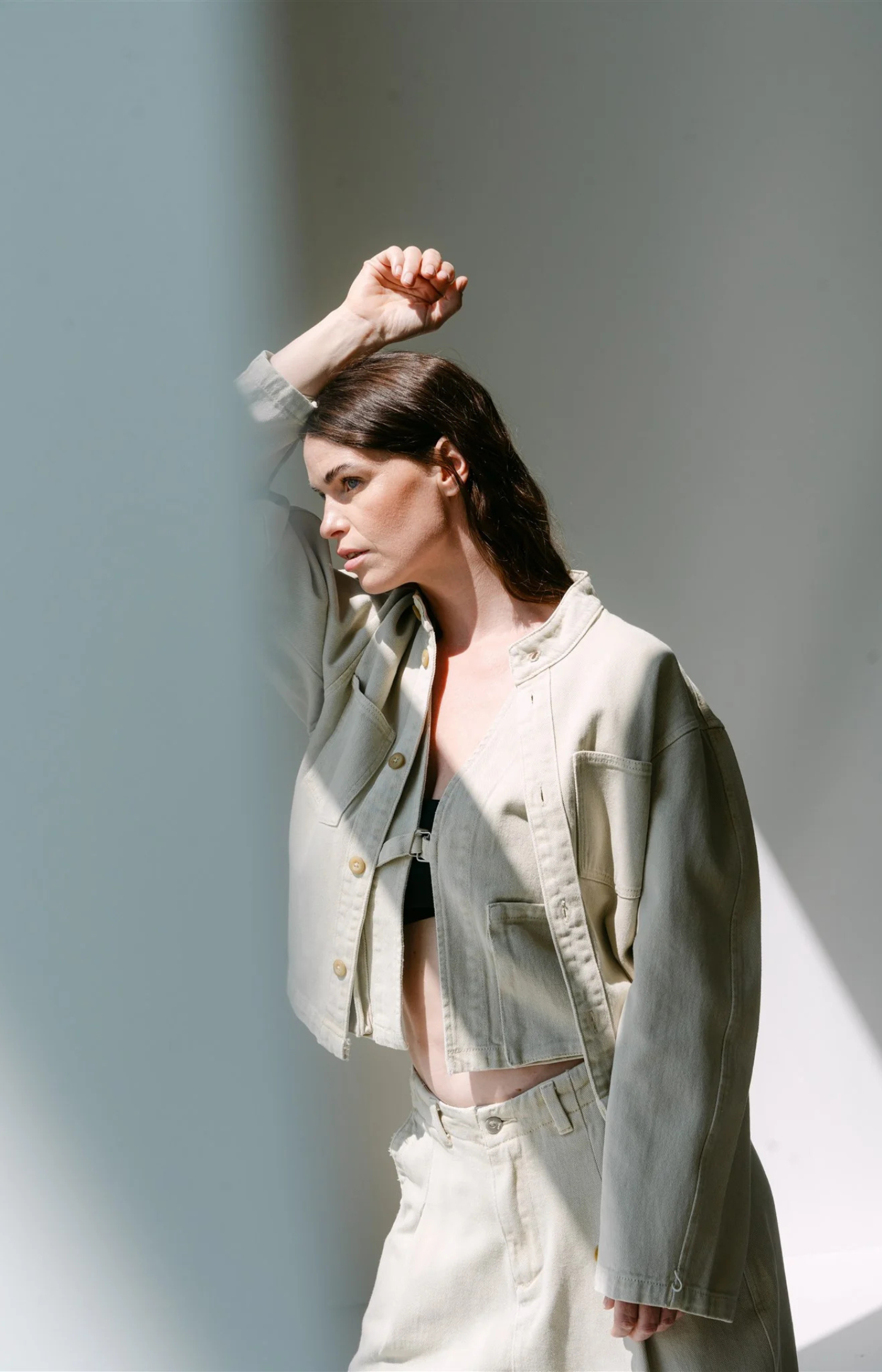 Aimee The Label | EveliseS6 Jacket Beige jeans