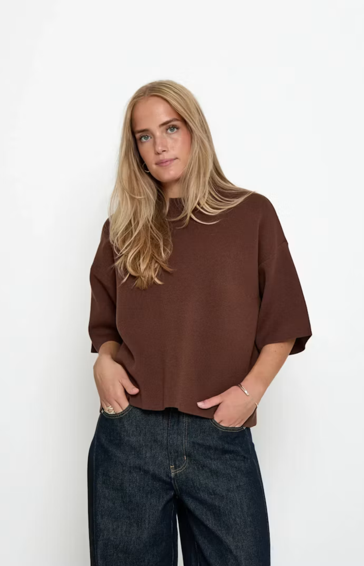 Minus | Lupi Knit T-shirt Tiramisu