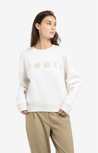YAYA | Zachte Sweater Met Artwork 'Iconic' Kit Beige Dessin