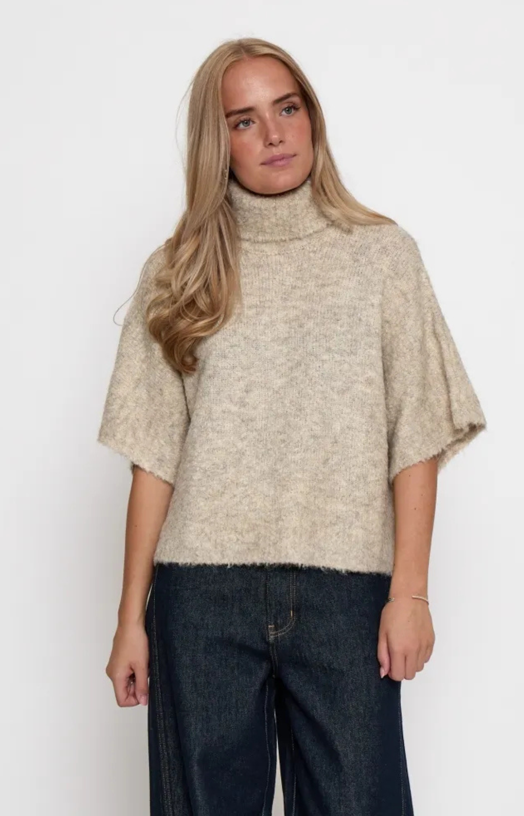 Minus | Margrethe GRS Knit Vest Sand Grey Melange