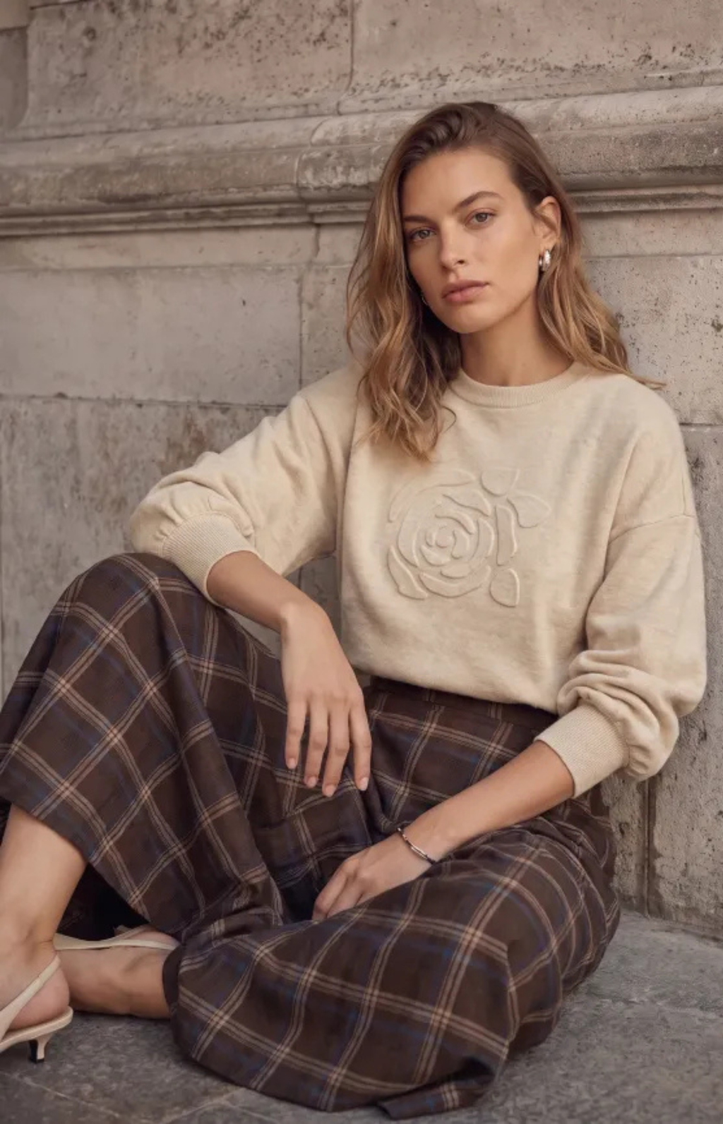 Minus | Zelia Knit Pullover Sand Gray