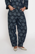 Minus | Heather Mid Waist Pant Dark Denim