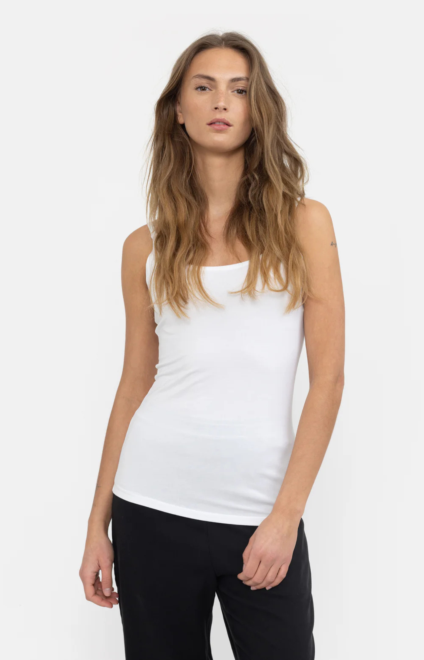 Esme Studios | ESPenelope Singlet Top White