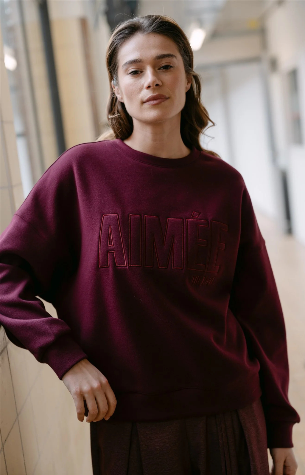 Aimée The Label | Brazil Sweater Burgundy