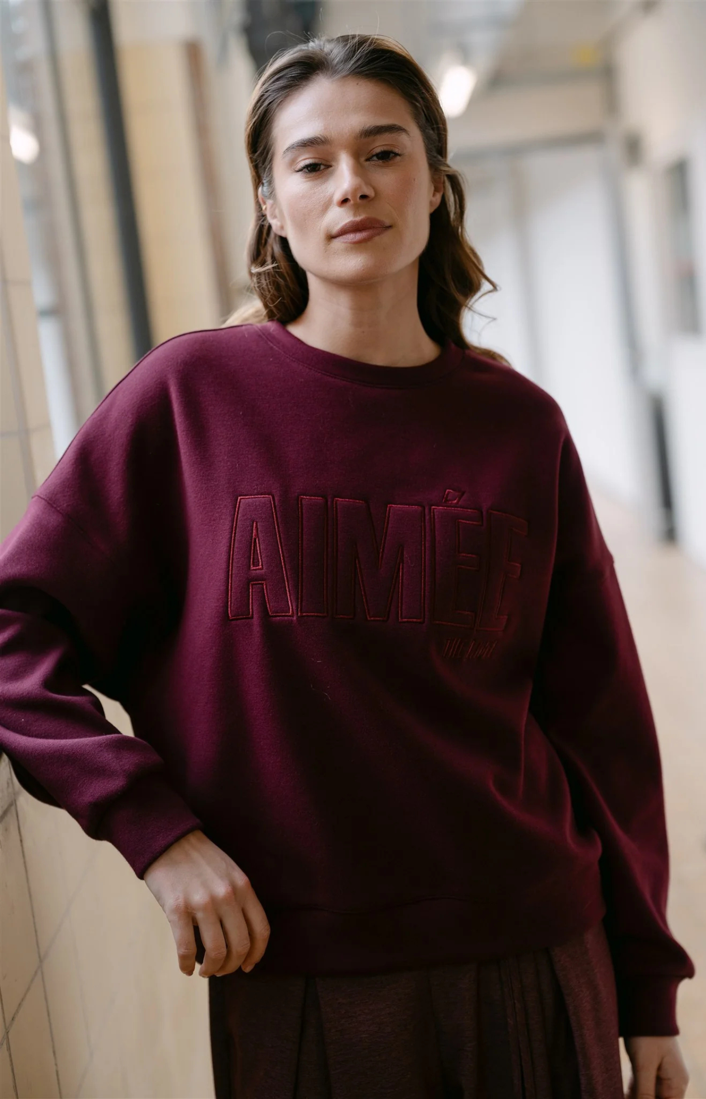 Aimée The Label | Brazil Sweater Burgundy
