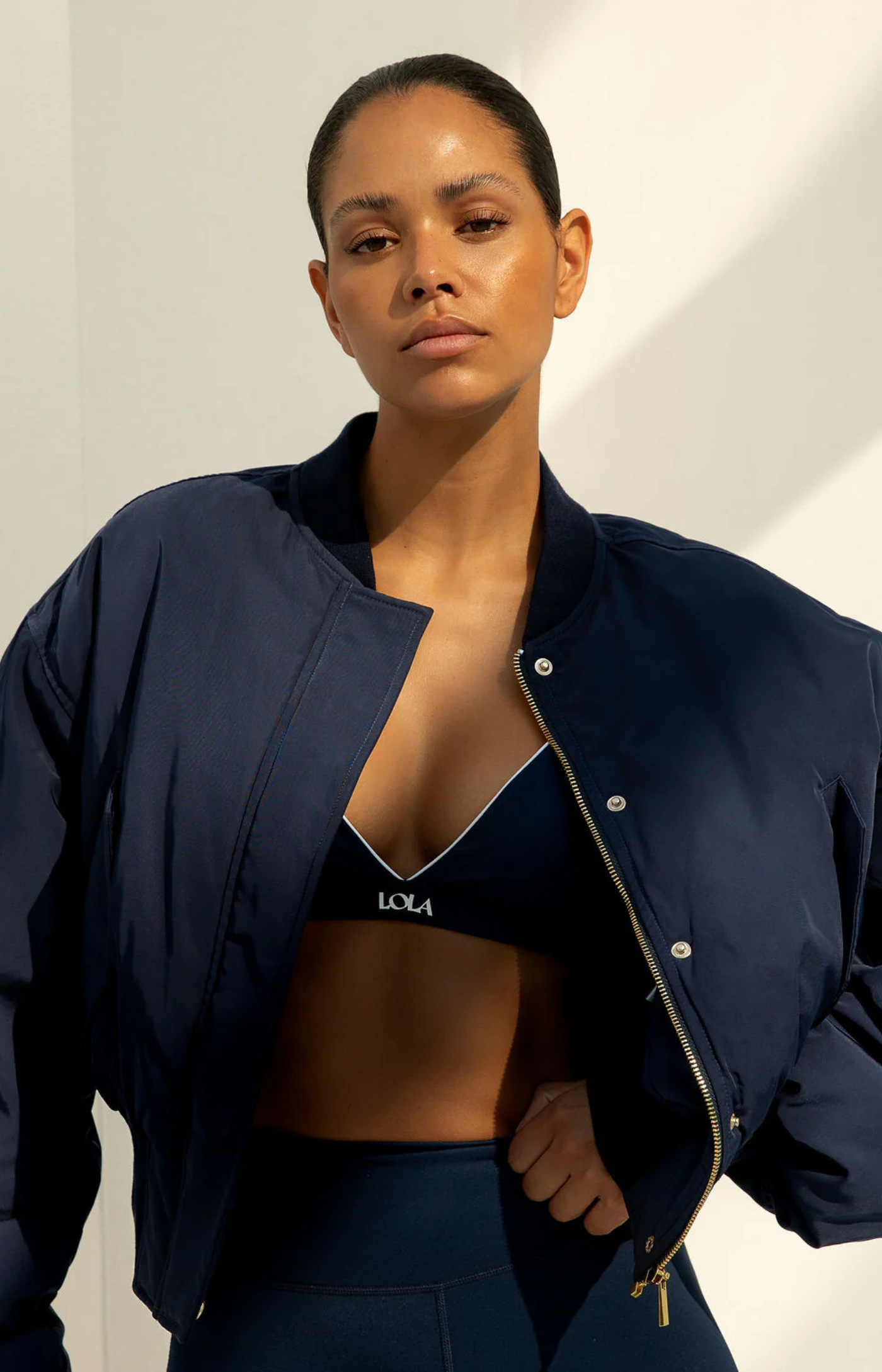 The Lola Club | Leah Bomber Navy