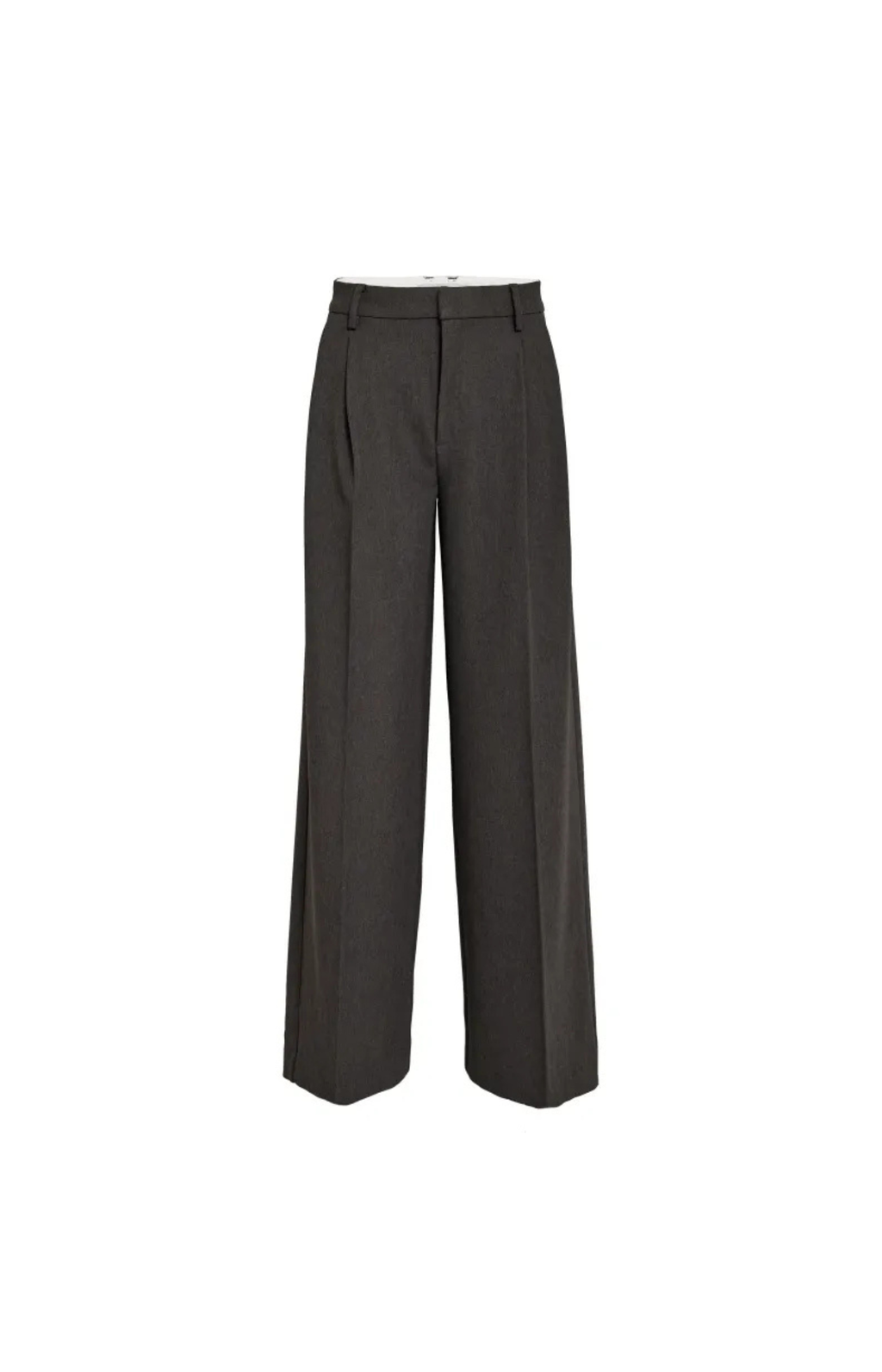 Minus | Vivianne Mid Waist Pants Dark Grey