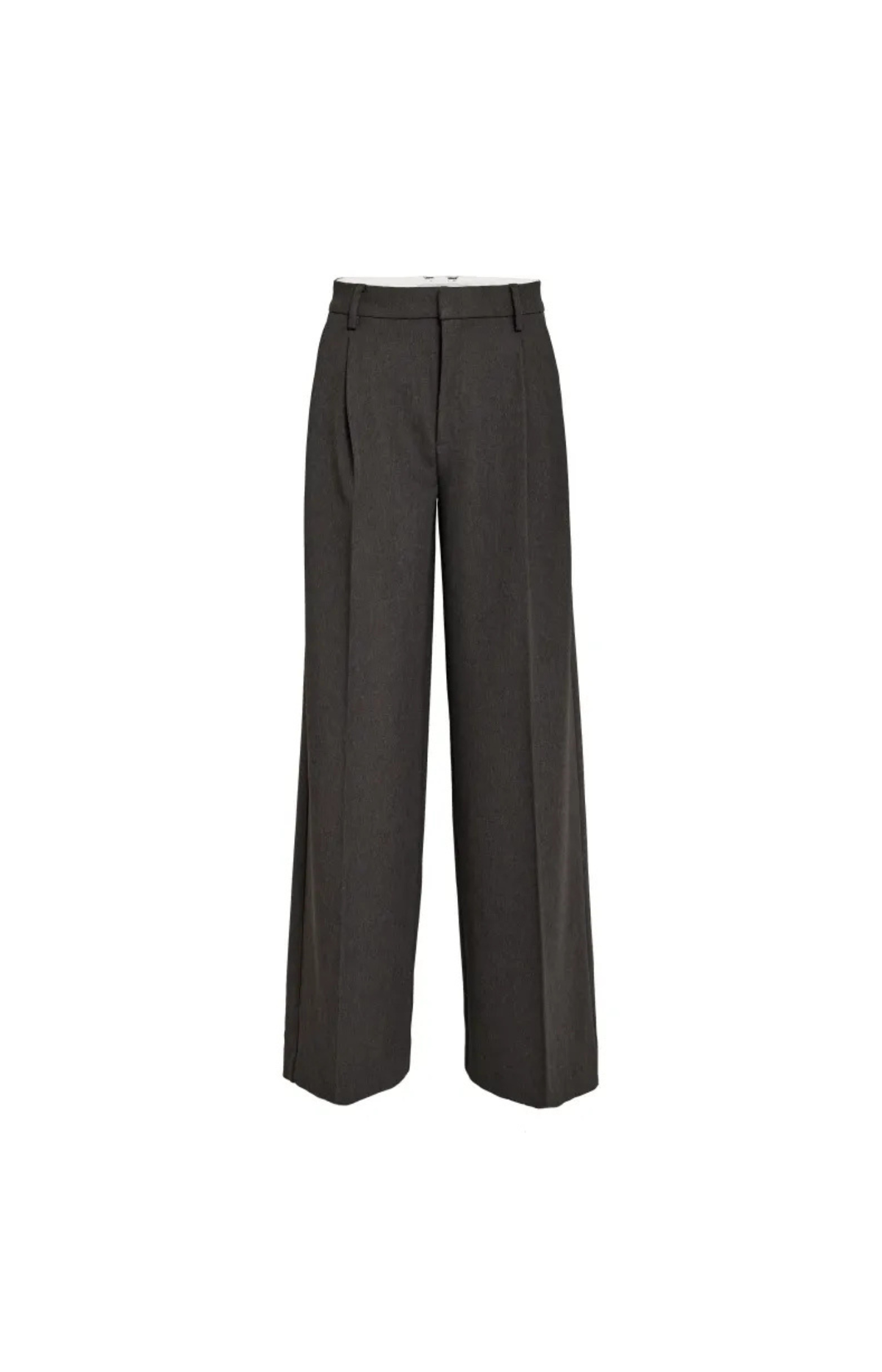 Minus | Vivianne Mid Waist Pants Dark Grey