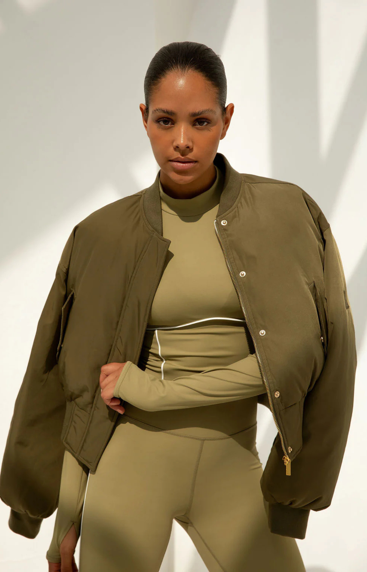 The Lola Club | Leah Bomber Olive
