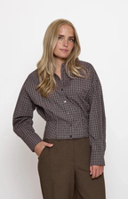Minus | Robina Shirt Andorra Red Checked
