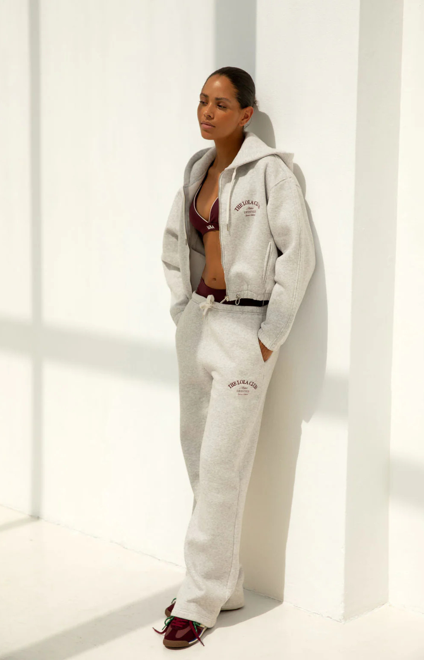 The Lola Club | Maya Pants Grey Melange