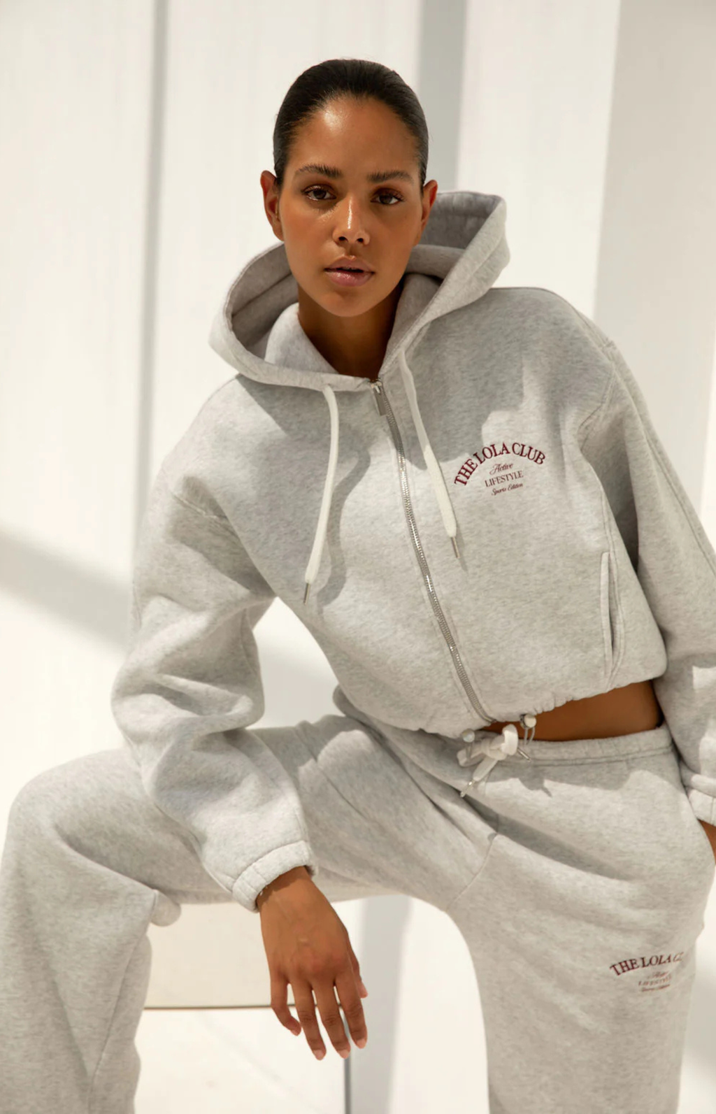 The Lola Club | Maya Cardigan Grey Melange