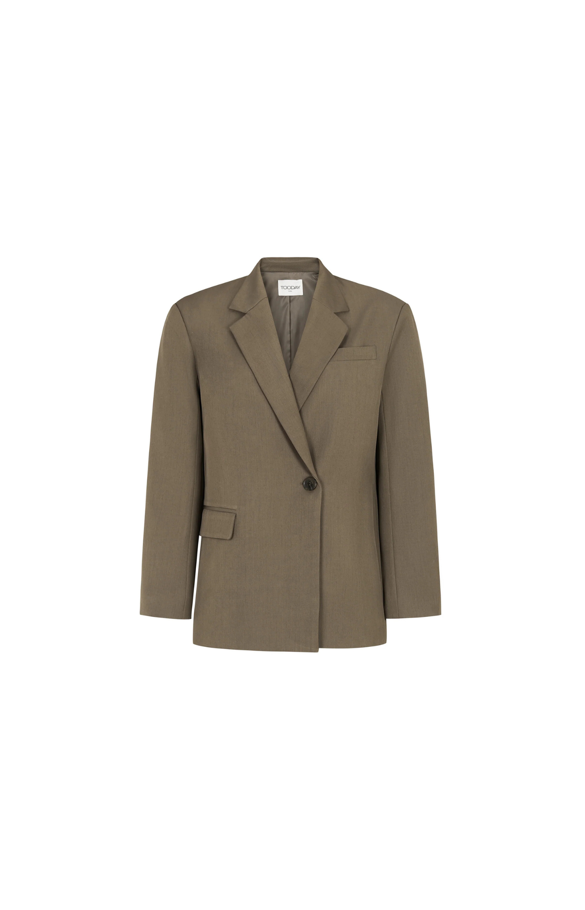 Tooday | Devin Blazer Stone Brown