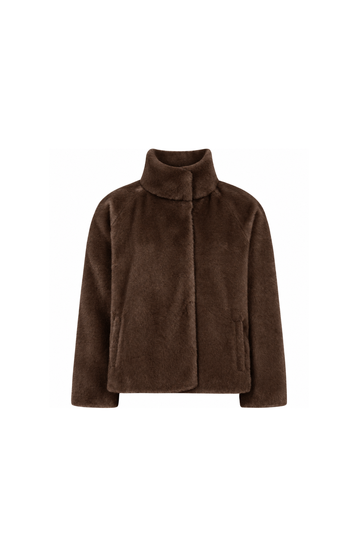 Tooday | Dolly Fake Fur Jacket Bitter Chocolate
