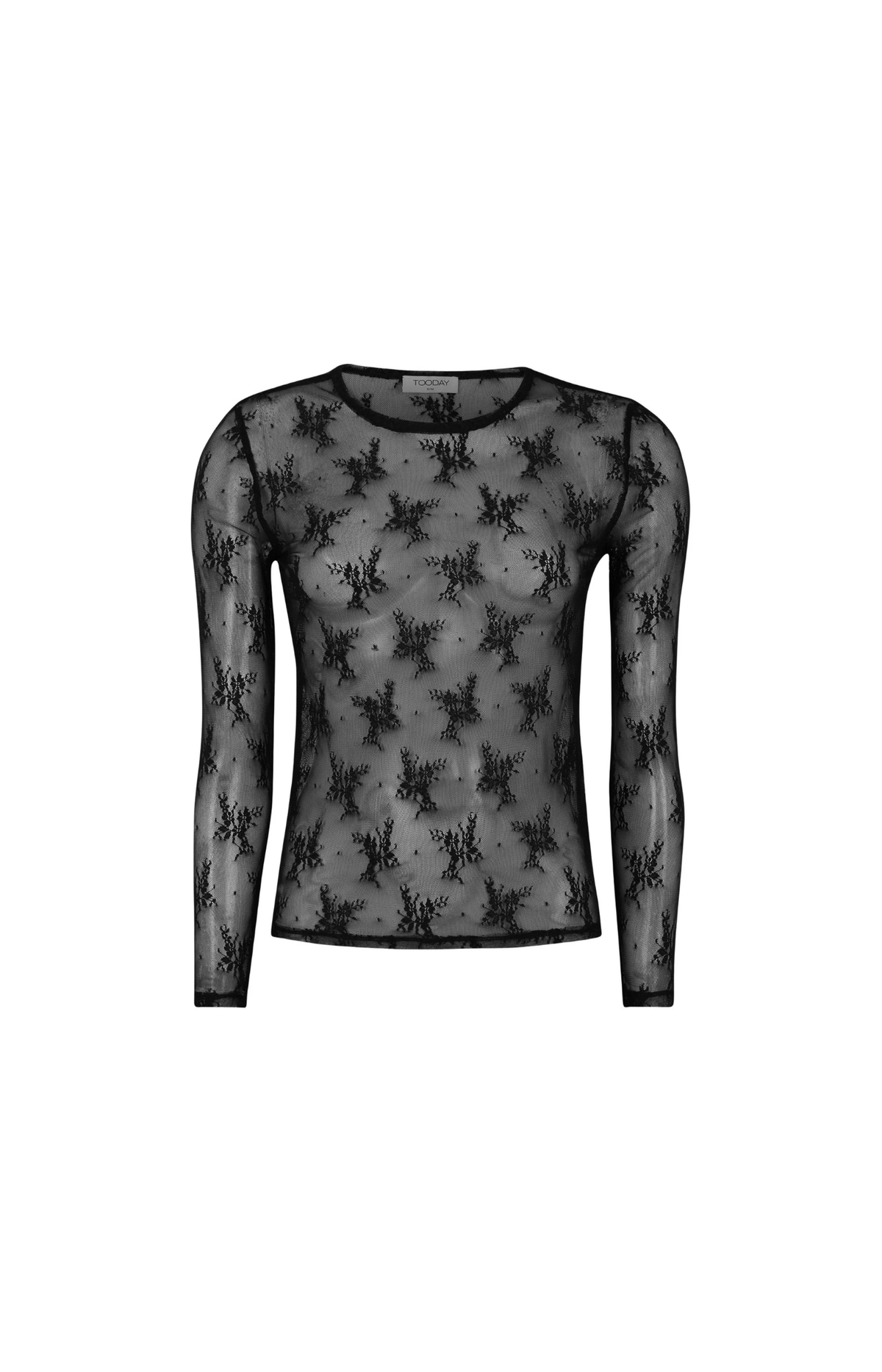 Tooday | Drew Flower LS Top Black