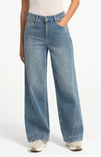 YAYA | Denim Jeans Seam Details Blue Denim