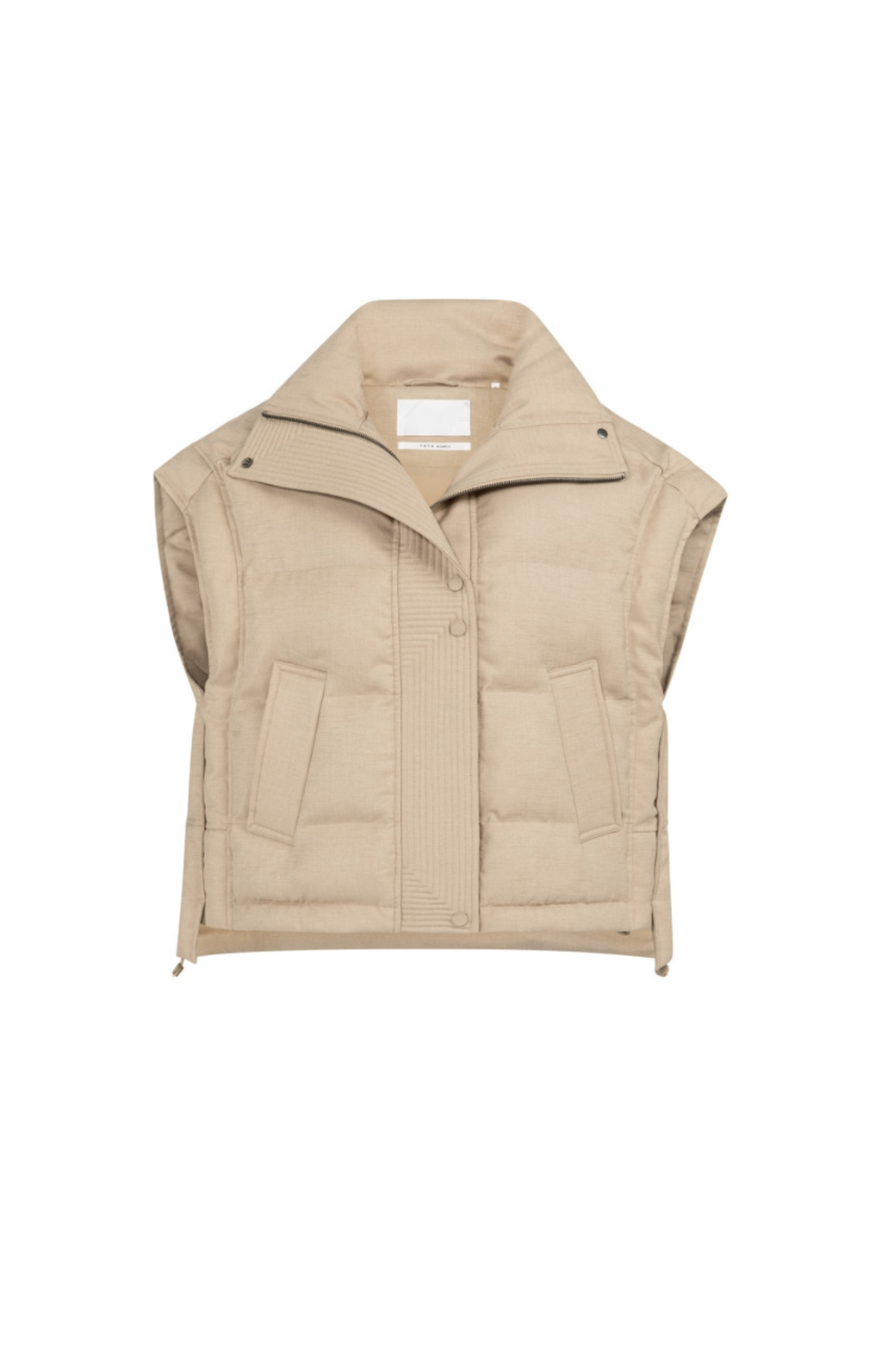 YAYA | Gewatteerde Oversized Bodywarmer Met Kraag