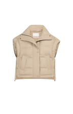 YAYA | Gewatteerde Oversized Bodywarmer Met Kraag