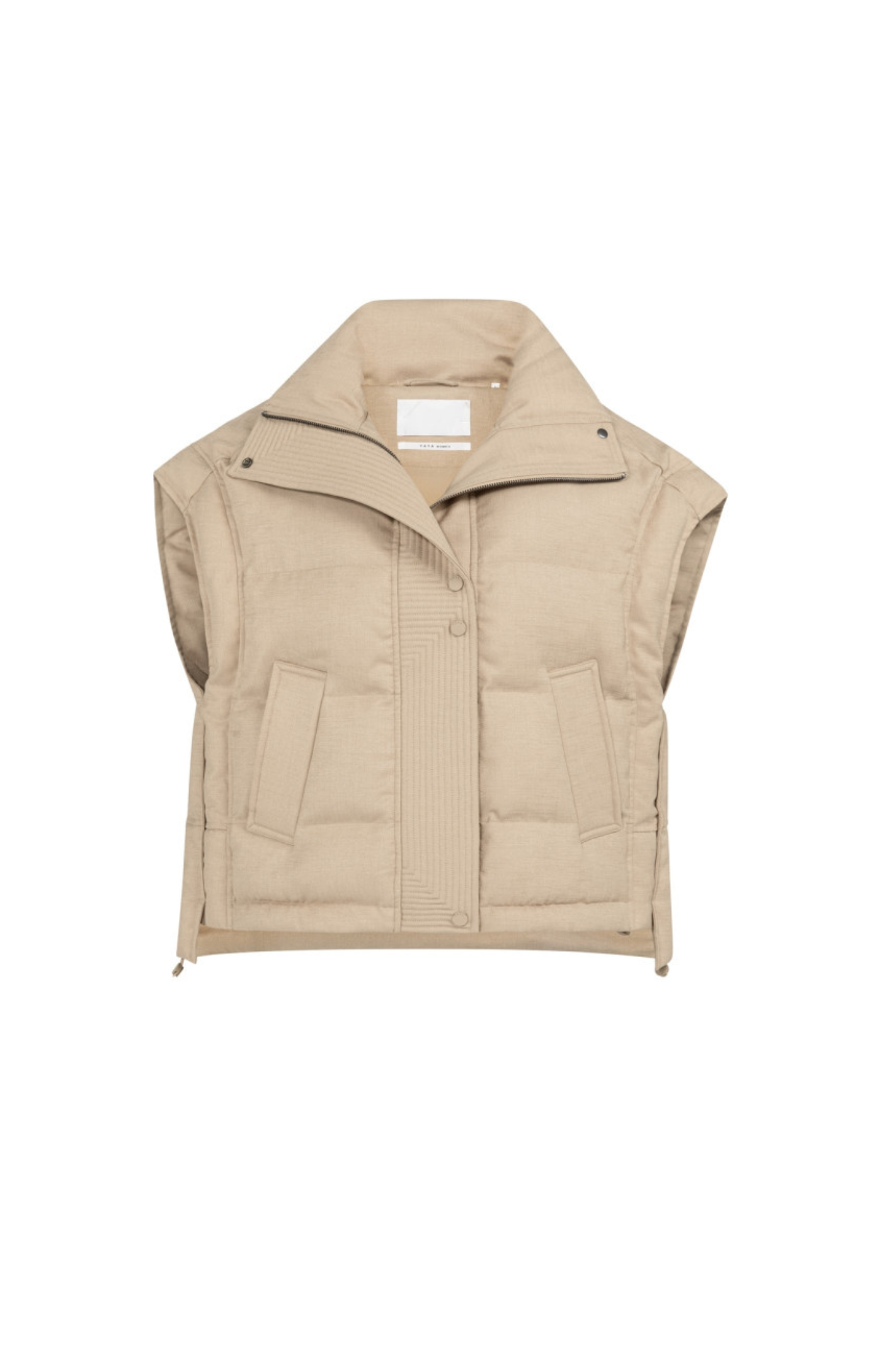 YAYA | Gewatteerde Oversized Bodywarmer Met Kraag