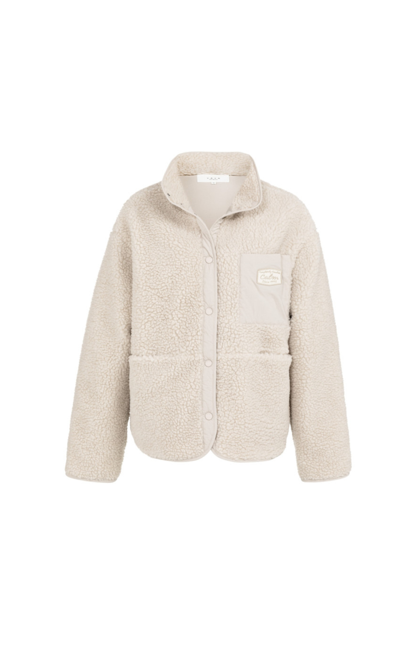 YAYA | Omkeerbaar Teddy Jack Met Nylon Borstzak