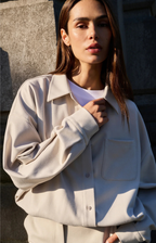 YAYA | Blouse Met Asymmetrische Sluiting En Elastische Zoom