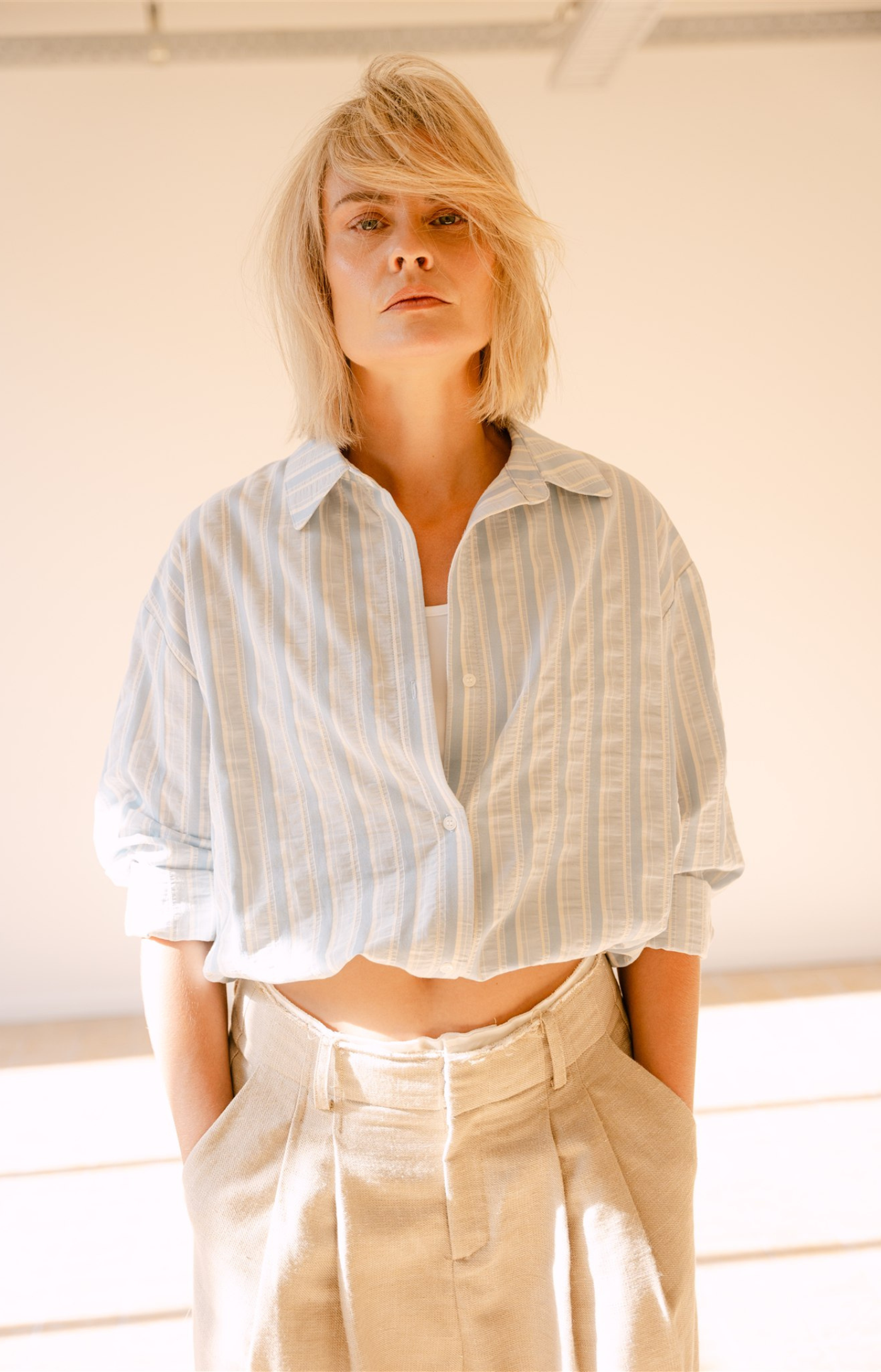 Aimee The Label | DorisS6 Blouse Sand