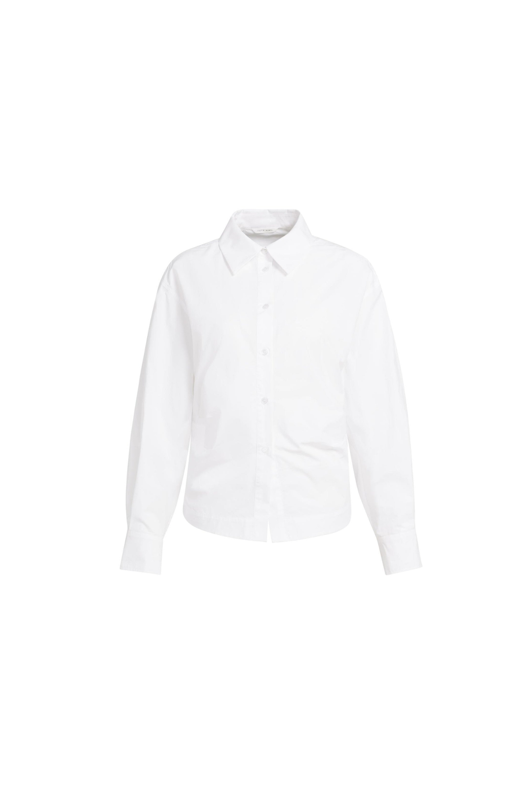 YAYA | Blouse With Waist Accent And Pleat Detail Pure White