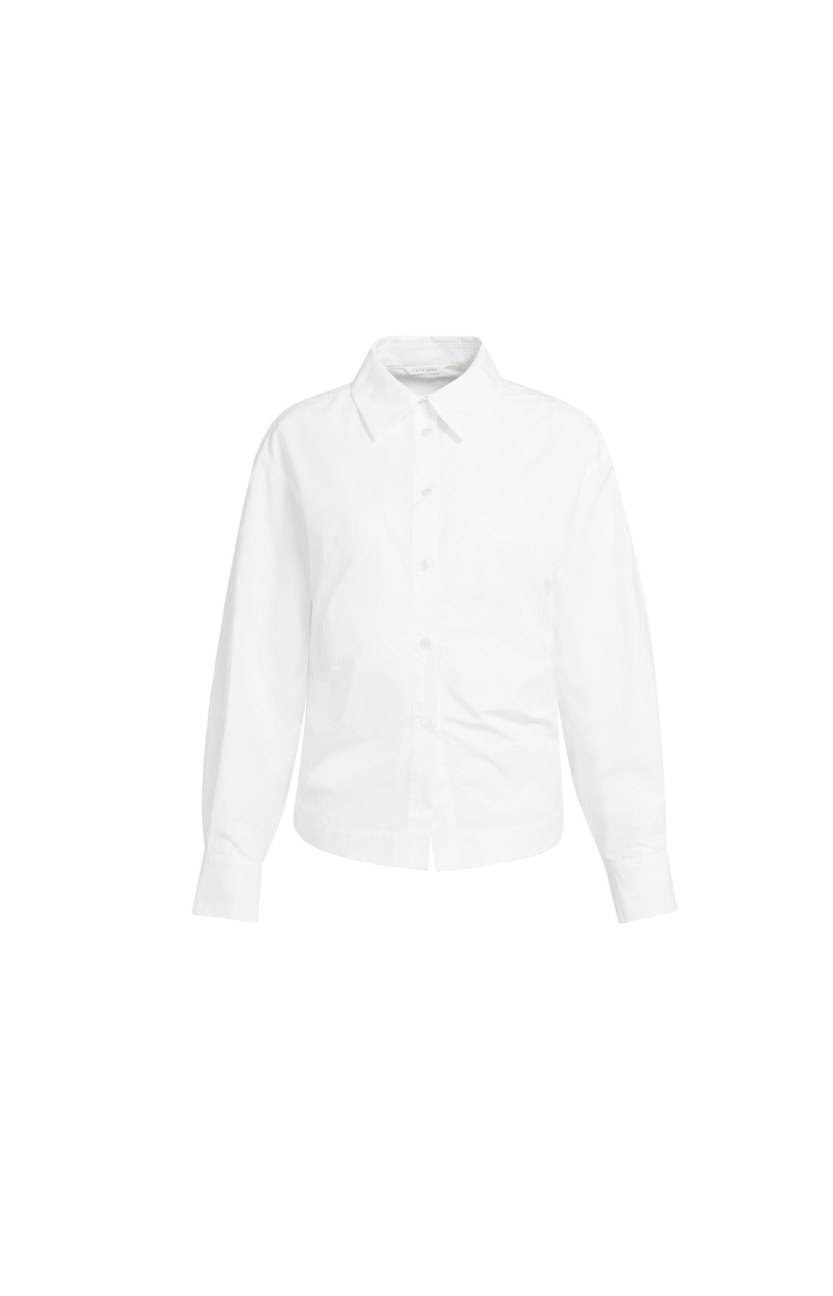 YAYA | Blouse With Waist Accent And Pleat Detail Pure White
