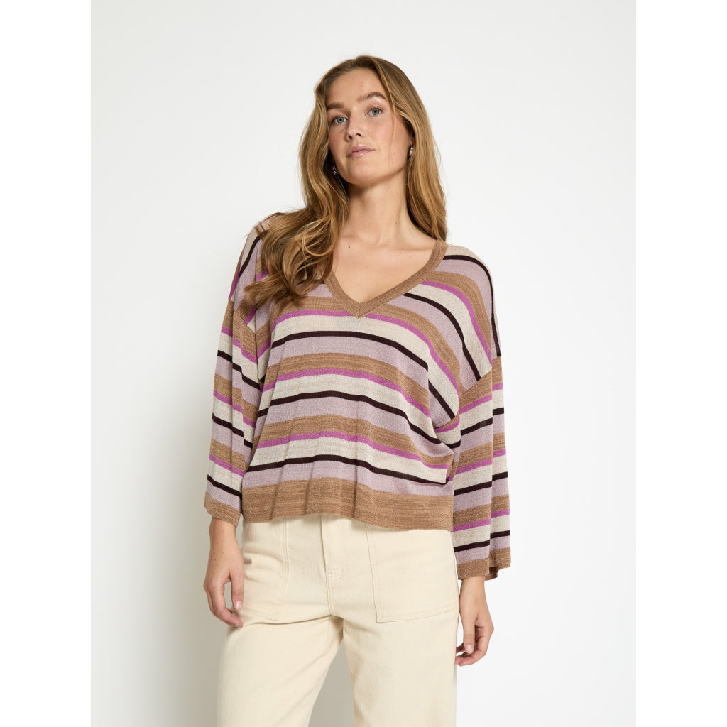 Minus | Jolina knit - mauve orchid metal - MI6689