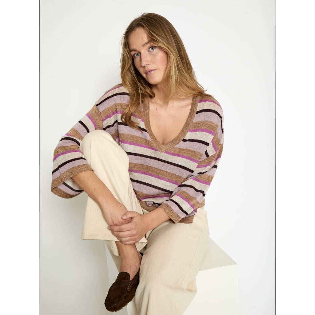 Minus | Jolina knit - mauve orchid metal - MI6689