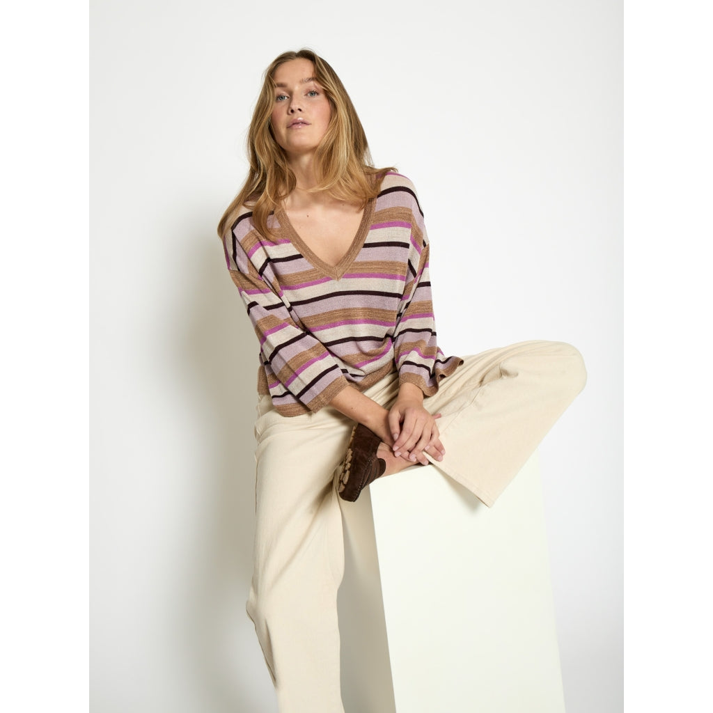 Minus | Jolina knit - mauve orchid metal - MI6689