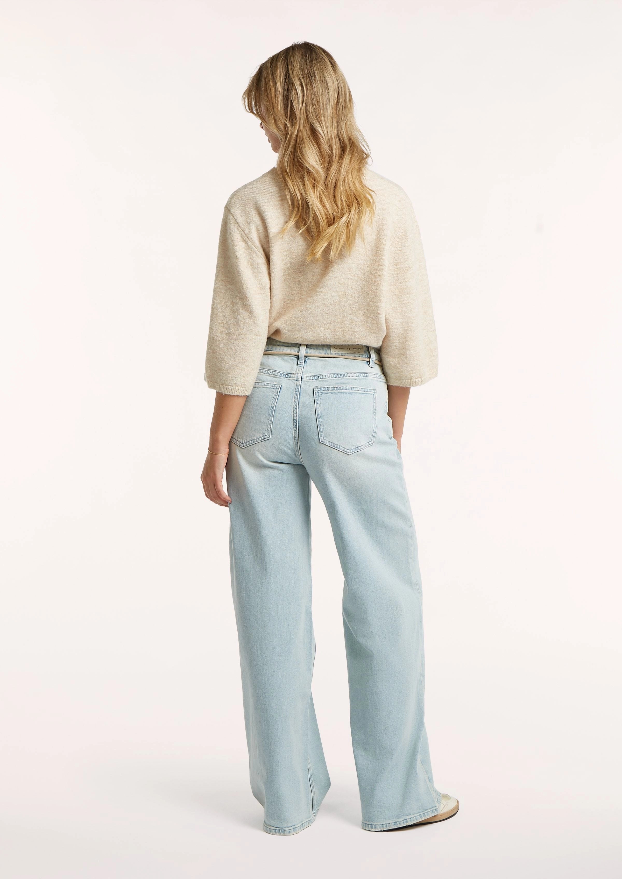 Circle of Trust | Jona Carribean Blue Wash - High Waist Wide