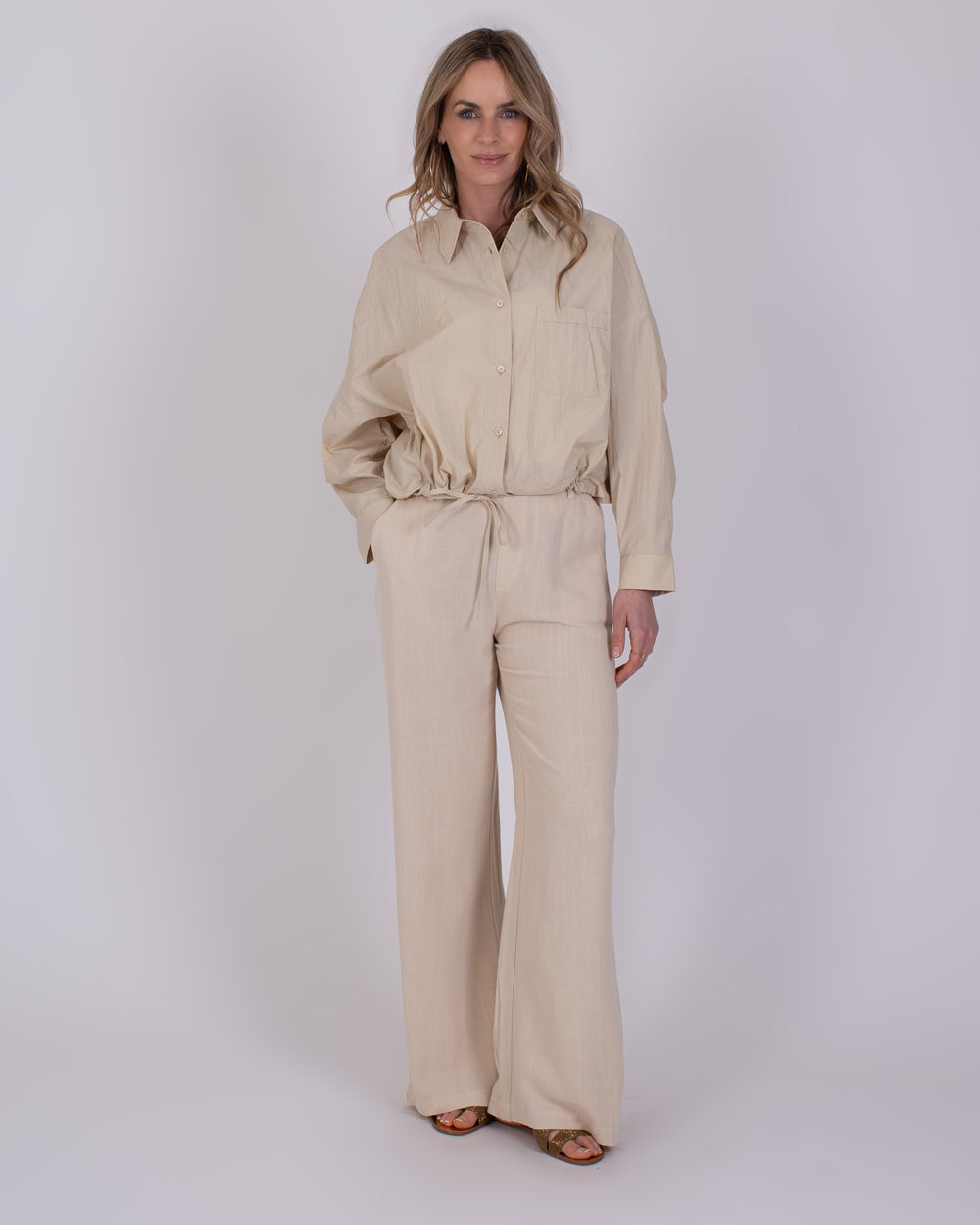 The Clothed | Juba Dames Blouse Pale
