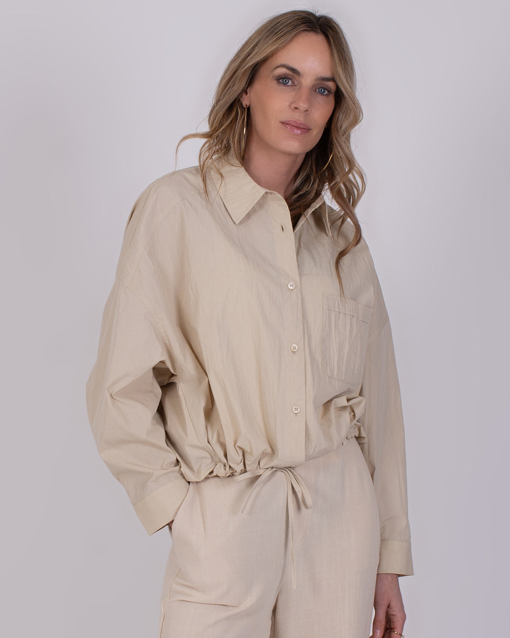 The Clothed | Juba Dames Blouse Pale