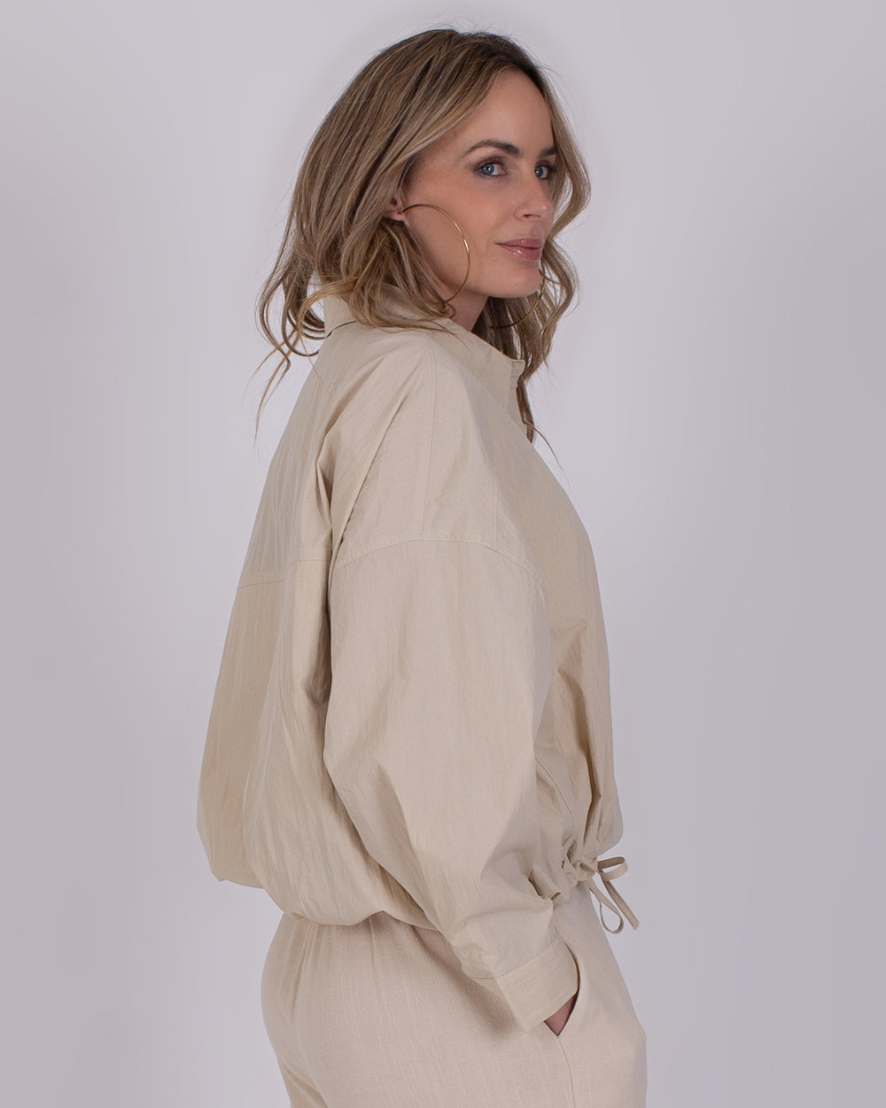 The Clothed | Juba Dames Blouse Pale