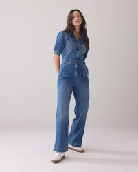 Summum Woman | Denim shirt light cotton twill - vintage blue denim - 2s3265-5184