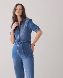 Summum Woman | Denim shirt light cotton twill - vintage blue denim - 2s3265-5184