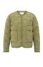YAYA | Kort gewatteerd jack met zakken - olijf - 02-001044-502