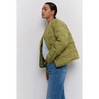 YAYA | Kort gewatteerd jack met zakken - olijf - 02-001044-502