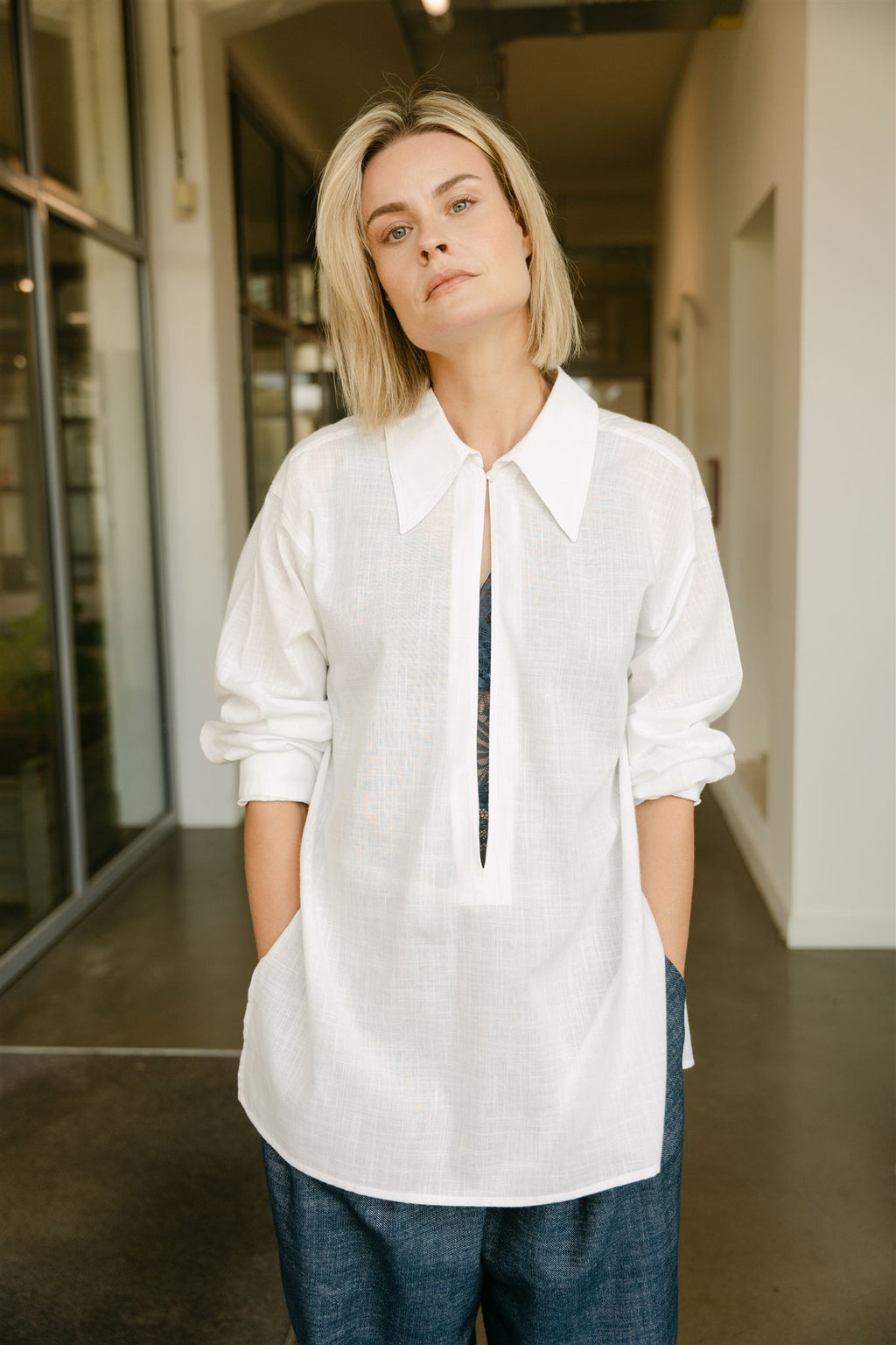Aimee The Label | LaurielleS6 Blouse White