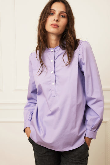 La petite Francaise | Chemise Barry blouse purple