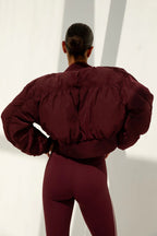 The Lola Club | Leah Bomber Cherry Red