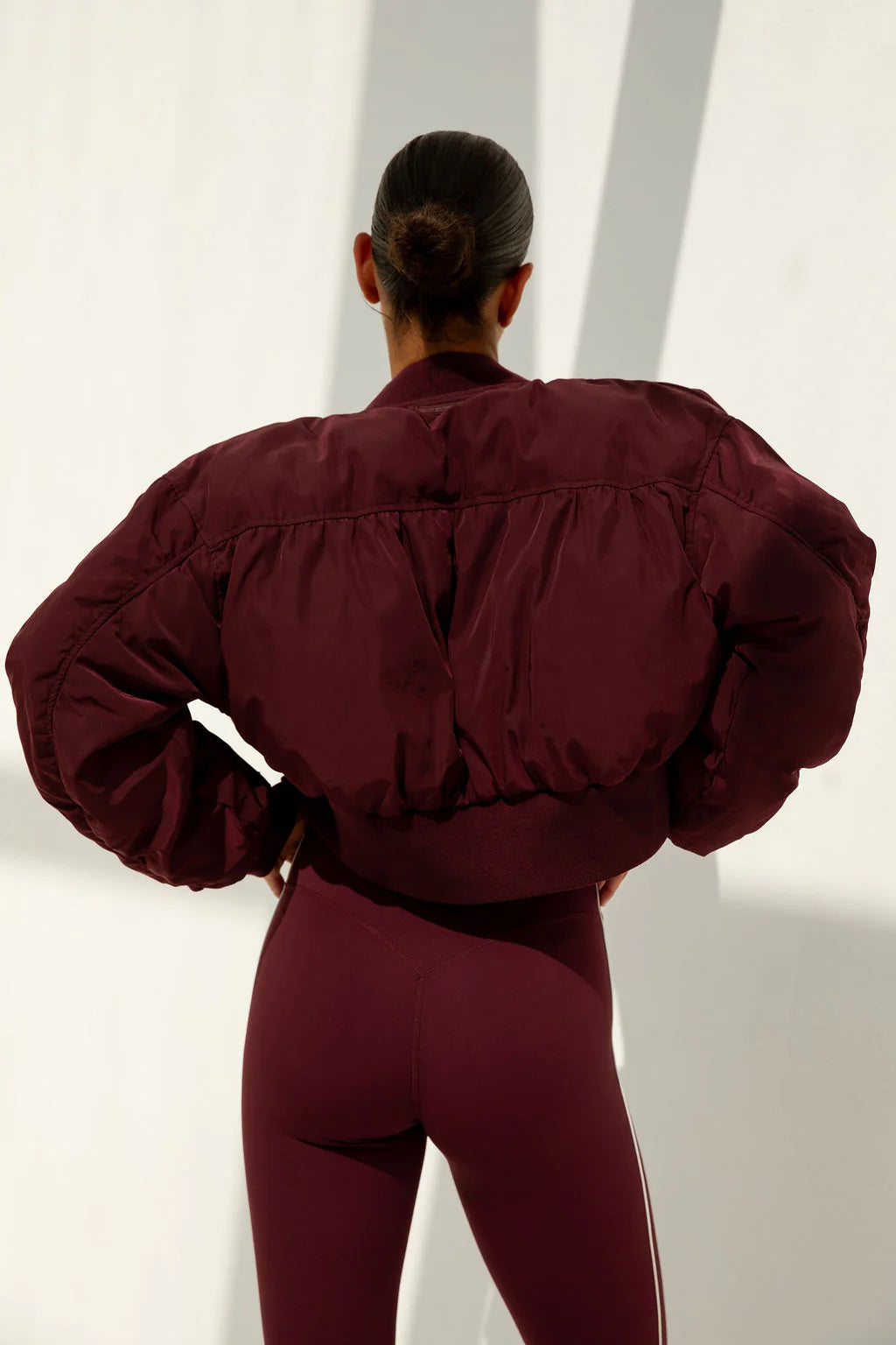 The Lola Club | Leah Bomber Cherry Red