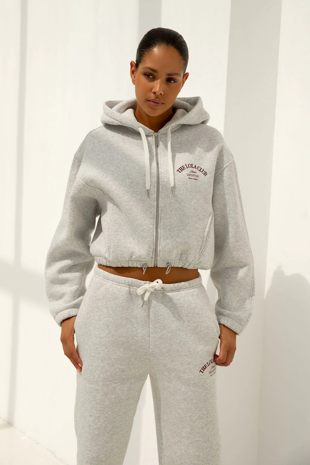 The Lola Club | Maya Pants Grey Melange