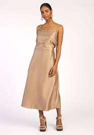 Aaiko | Maeven satin - warm beige