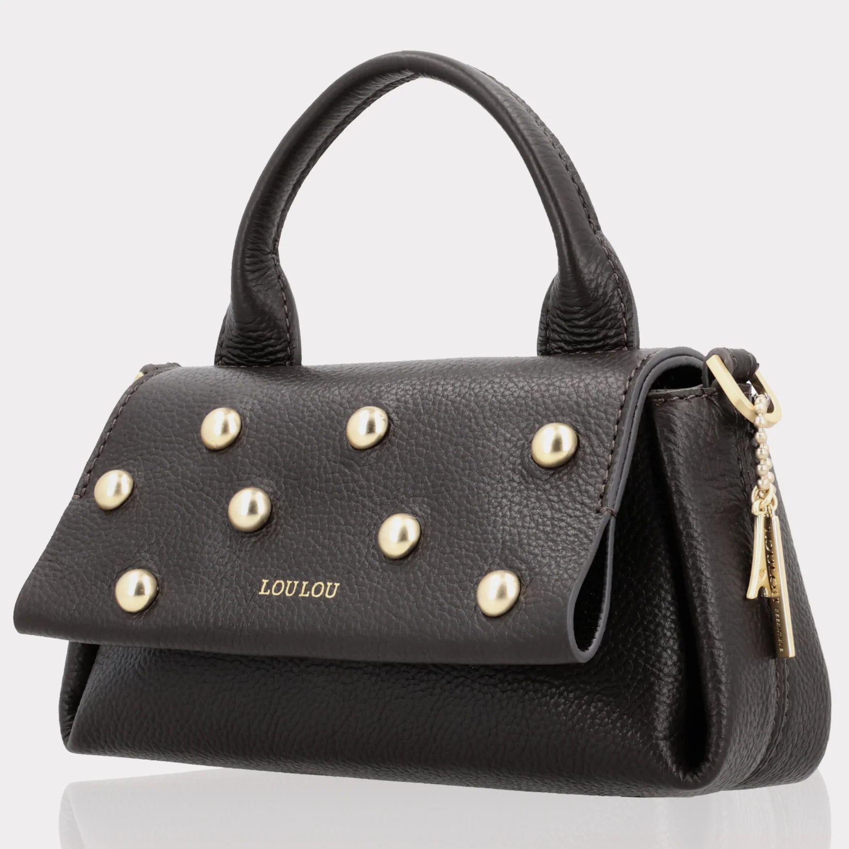 Lou Lou Essentiels | Mae Studs Chocolade Torte Gold