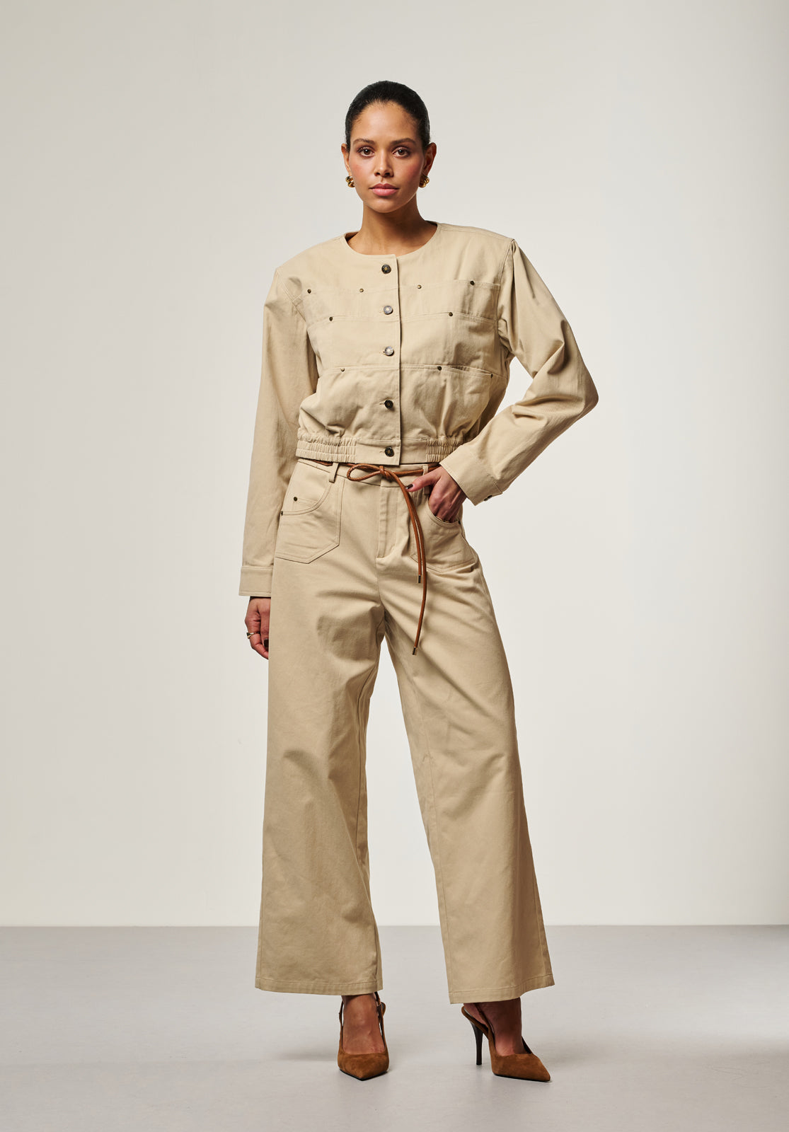 Aaiko | Fallon Jacket Beige