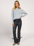 Sofie Schnoor | Leather pant Brooklyn - black - S244106